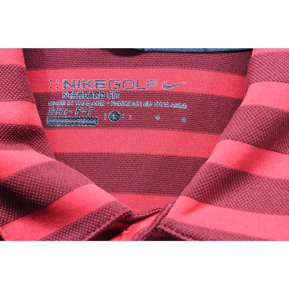 Nike Disney Parks Polo Mens Large Red Mickey Mouse Dri Fit Tour Performance - Picture 3 of 6